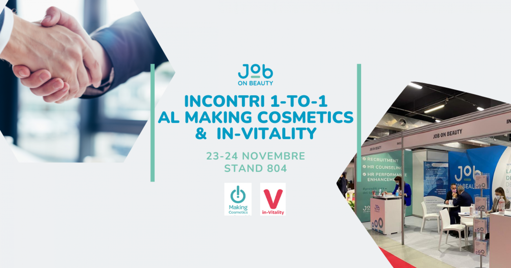 INCONTRI 1-TO-1 AL MAKING COSMETICS &  IN-VITALITY